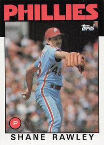 1986 Topps Shane Rawley #361