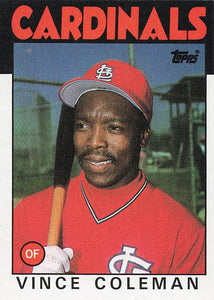 1986 Topps Vince Coleman #370 RC