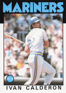 1986 Topps Ivan Calderon #382 RC