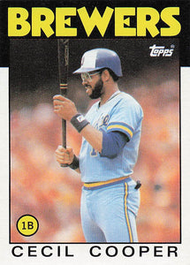 1986 Topps Cecil Cooper #385