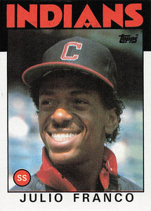 1986 Topps Julio Franco #391