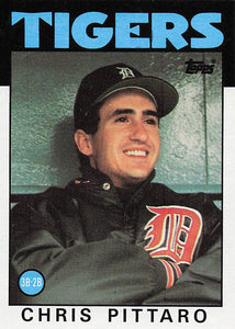 1986 Topps Chris Pittaro #393 RC