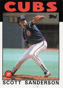 1986 Topps Scott Sanderson #406