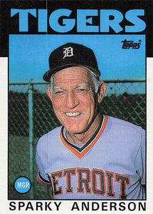 1986 Topps Sparky Anderson #411