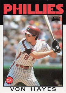1986 Topps Von Hayes #420