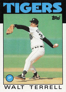 1986 Topps Walt Terrell #461