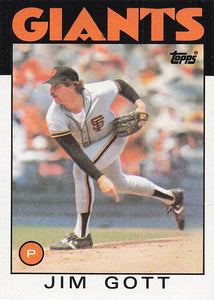 1986 Topps Jim Gott #463