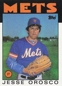 1986 Topps Jesse Orosco #465
