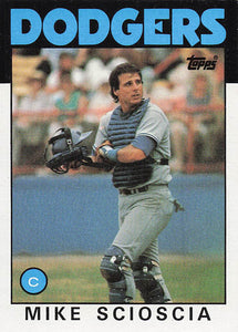 1986 Topps Mike Scioscia #468