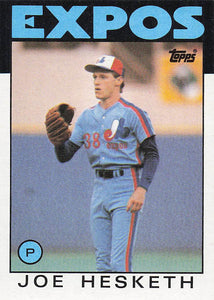 1986 Topps Joe Hesketh #472