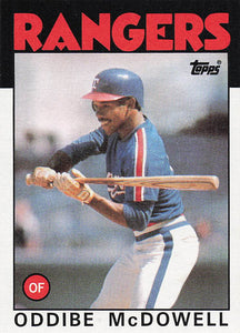 1986 Topps Oddibe McDowell #480