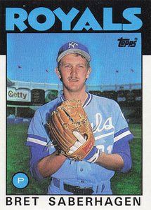 1986 Topps Bret Saberhagen #487
