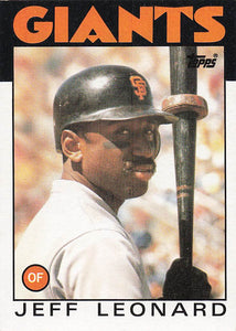 1986 Topps Jeffrey Leonard #490
