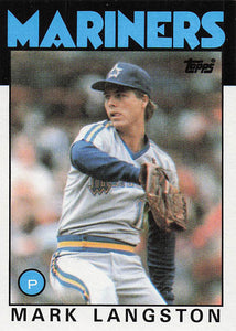 1986 Topps Mark Langston #495