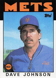 1986 Topps Davey Johnson #501