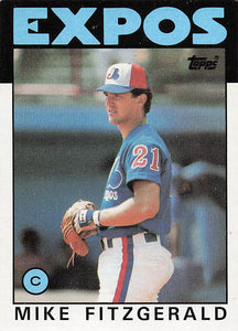 1986 Topps Mike Fitzgerald #503