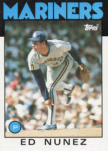 1986 Topps Edwin Nunez #511