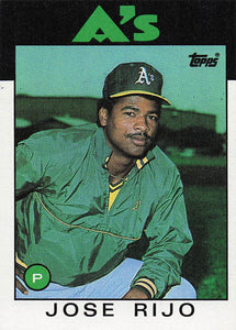 1986 Topps Jose Rijo #536