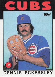1986 Topps Dennis Eckersley #538