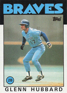 1986 Topps Glenn Hubbard #539