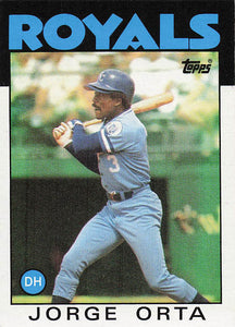1986 Topps Jorge Orta #541