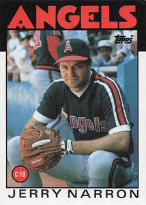 1986 Topps Jerry Narron #543