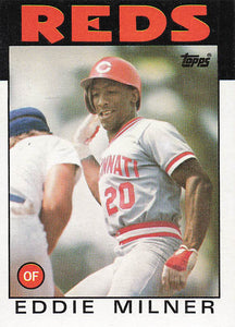 1986 Topps Eddie Milner #544