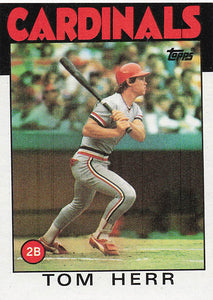 1986 Topps Tom Herr #550