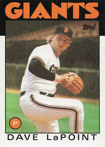 1986 Topps Dave LaPoint #551