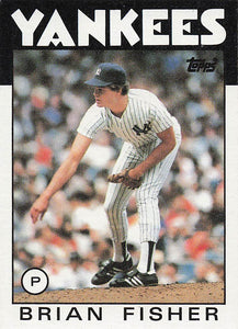 1986 Topps Brian Fisher #584 RC
