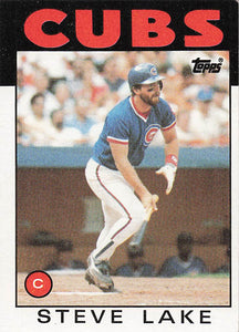 1986 Topps Steve Lake #588