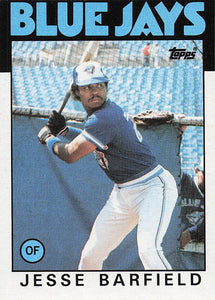 1986 Topps Jesse Barfield #593