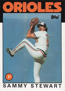 1986 Topps Sammy Stewart #597