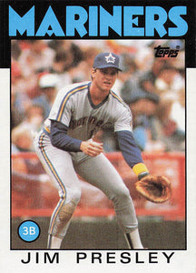 1986 Topps Jim Presley #598