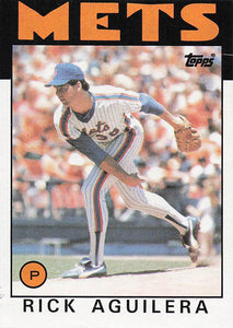 1986 Topps Rick Aguilera #599 RC