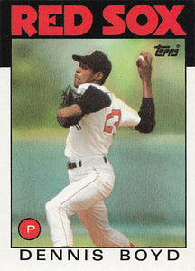 1986 Topps Oil Can Boyd #605