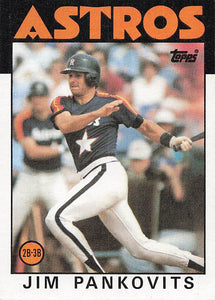 1986 Topps Jim Pankovits #618
