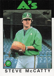 1986 Topps Steve McCatty #624