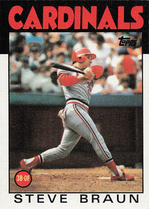 1986 Topps Steve Braun #631