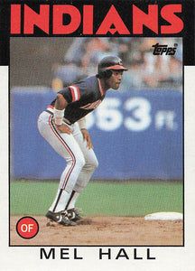 1986 Topps Mel Hall #647