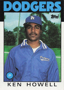 1986 Topps Ken Howell #654