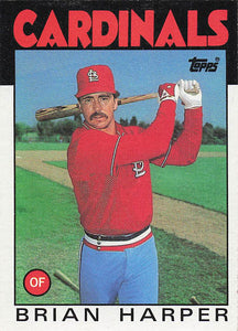 1986 Topps Brian Harper #656