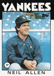 1986 Topps Neil Allen #663