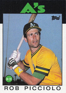 1986 Topps Rob Picciolo #672
