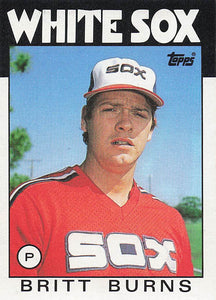 1986 Topps Britt Burns #679