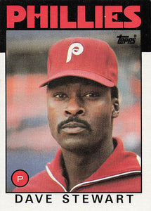 1986 Topps Dave Stewart #689