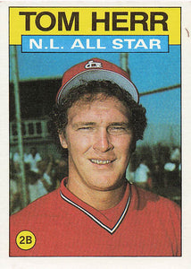 1986 Topps Tom Herr #702