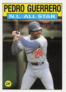 1986 Topps Pedro Guerrero #706