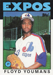 1986 Topps Floyd Youmans #732 RC