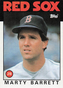 1986 Topps Marty Barrett #734